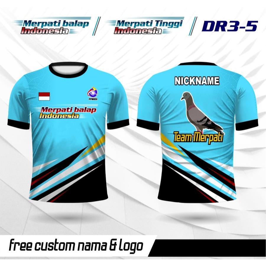 Kaos jersey merpati balap tinggi baju merpati burung dara