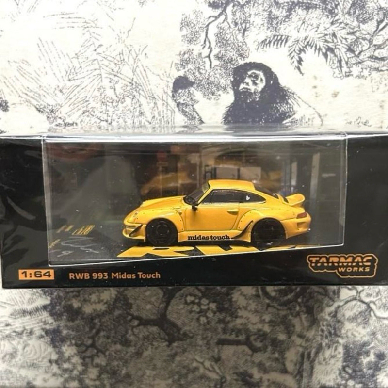 Tarmax Porsche RWB 993 Midas Touch Signed Mr Felix Owner Tarmax Yellow