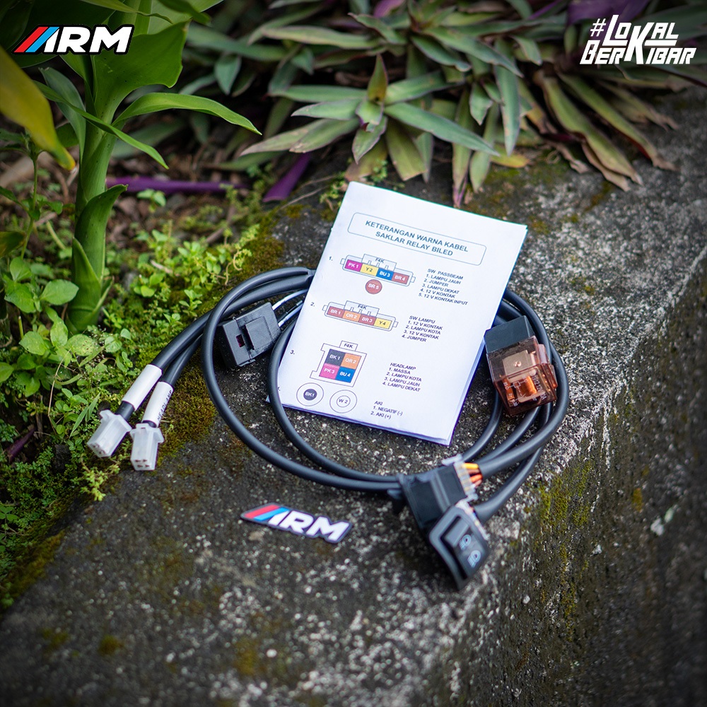 ARM SAKLAR RELAY SET PROJIE BILED PASS BEAM SUPPORT 2 BILED VARIO BEAT