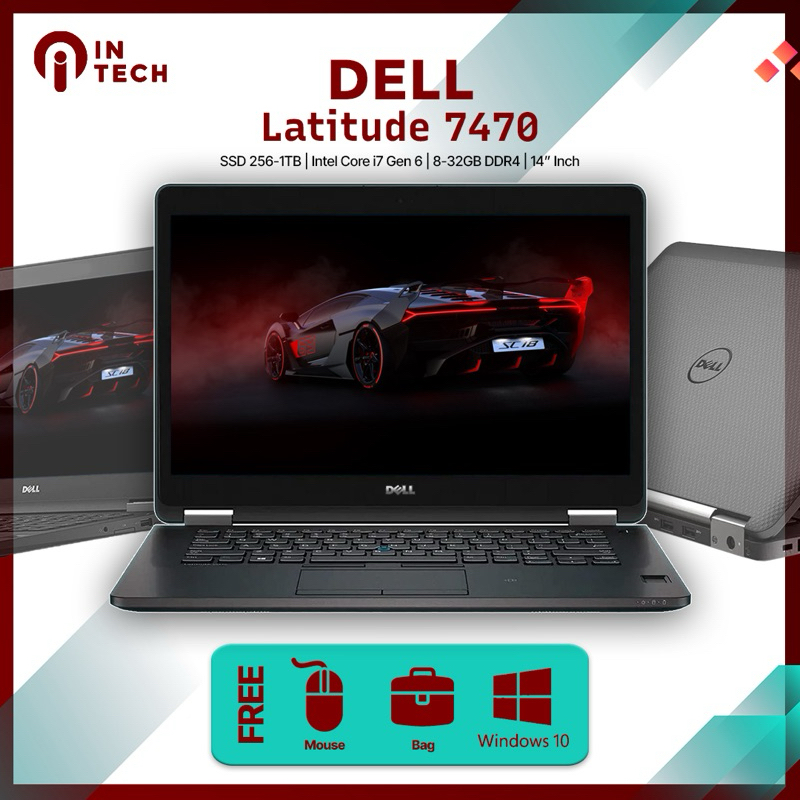 Laptop Dell Latitude 7470 Core i7 Gen 6 Murah Mulus Bergaransi