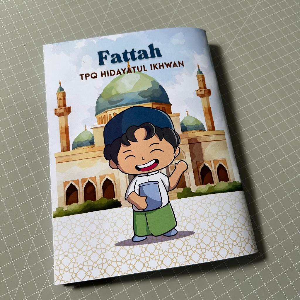 

Buku tulis custom untuk TPQ dan Madrasah isi 32 lembar