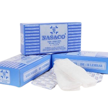 NASACO - Kasa Hidrofil NASACO 16 x 16 cm  / Kasa Steril Hydrophile