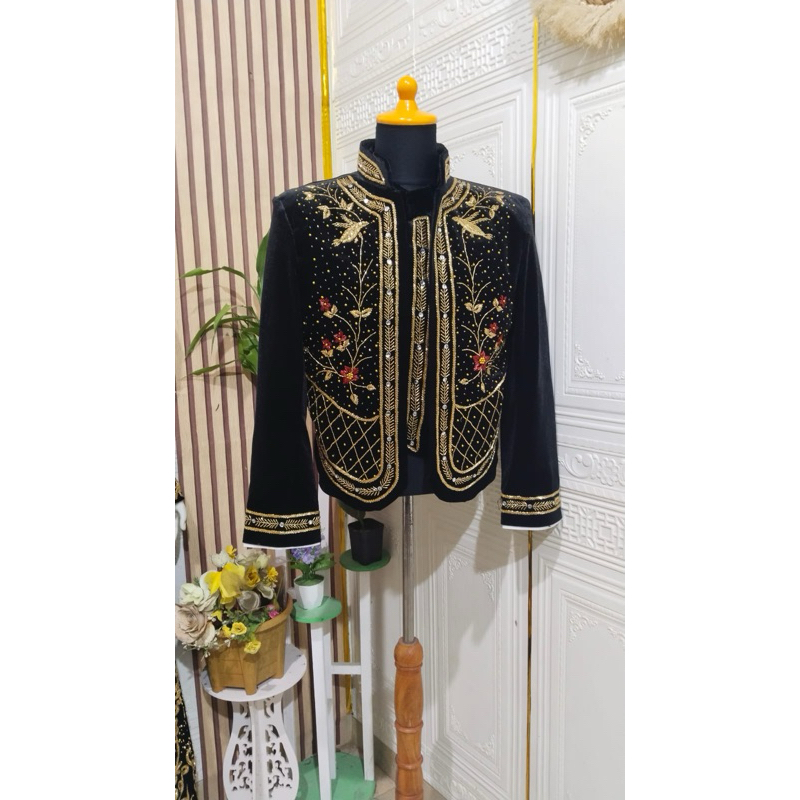 BESKAP BLUDRU PENGANTIN PAYET | BAJU PENGANTIN PRIA | BESKAP MEWAH SOLO/JAWA | COUPLE GAUN BLUDRU