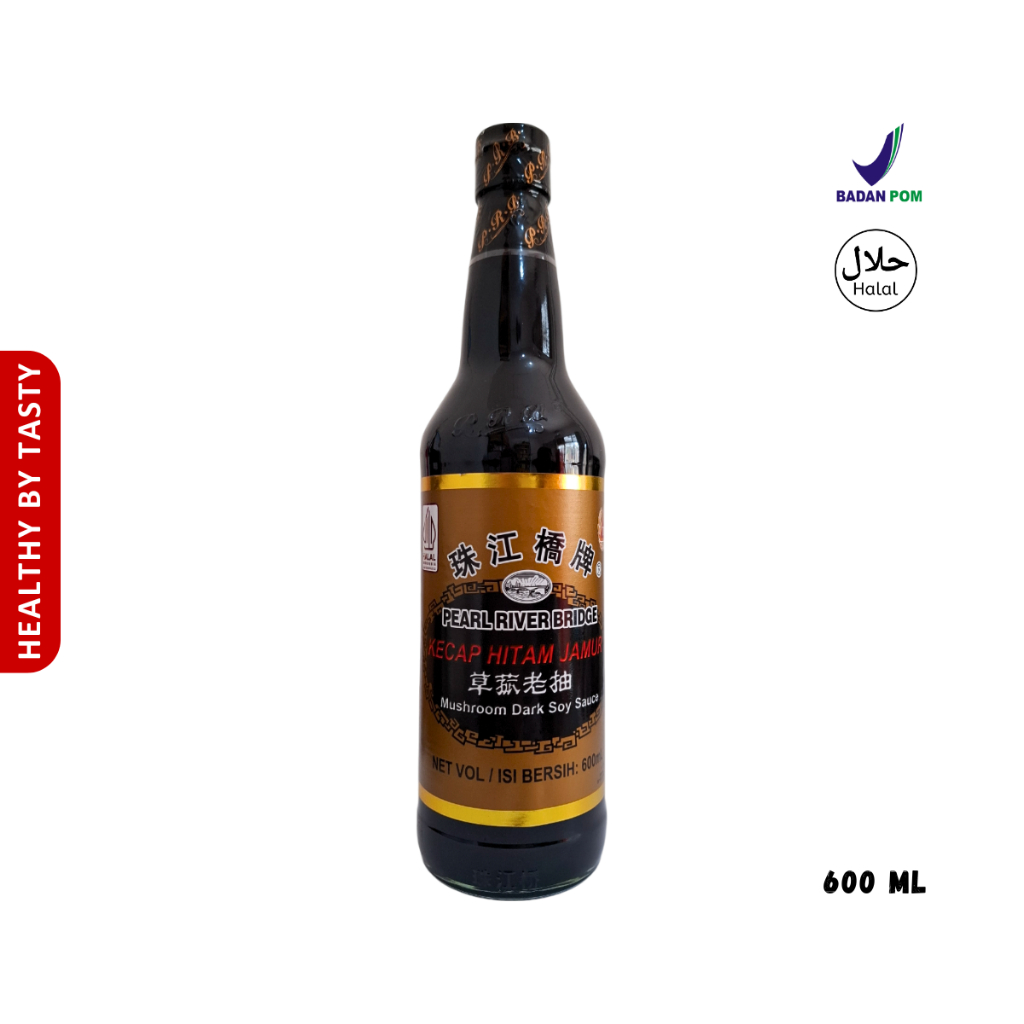 

Kecap Rasa Jamur Pearl River Bridge Mushroom Soy Sauce Lao Chou 600ml