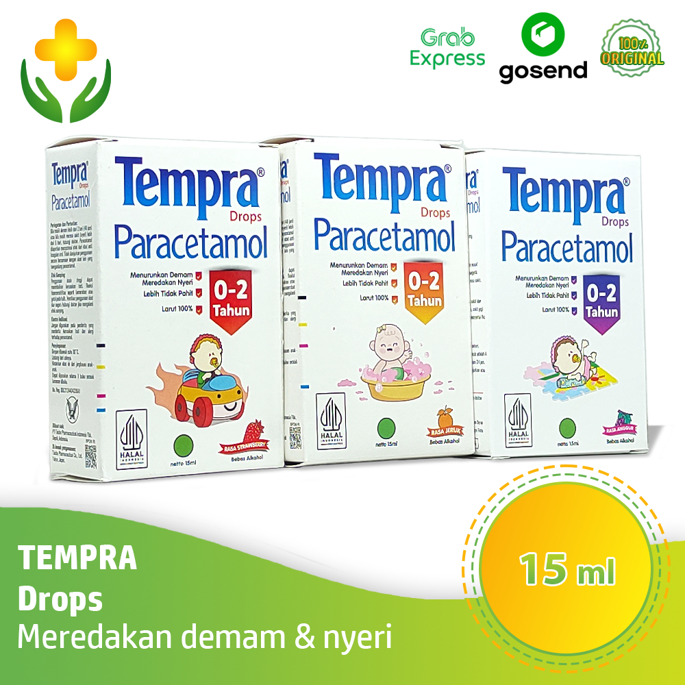 Tempra Drops 15 ml - Obat Penurun Demam Anak | Tempra Drops Bayi 0 2 Tahun