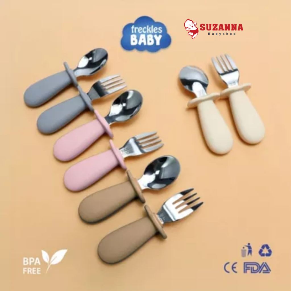 Freckles Stainless Steel Spork - Sendok Makan Anak