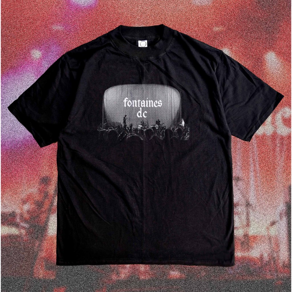 Fontaines DC Heavyweight 16s - Kaos Band Merch Fontaines DC Live Heavy Cotton Combed Bootleg