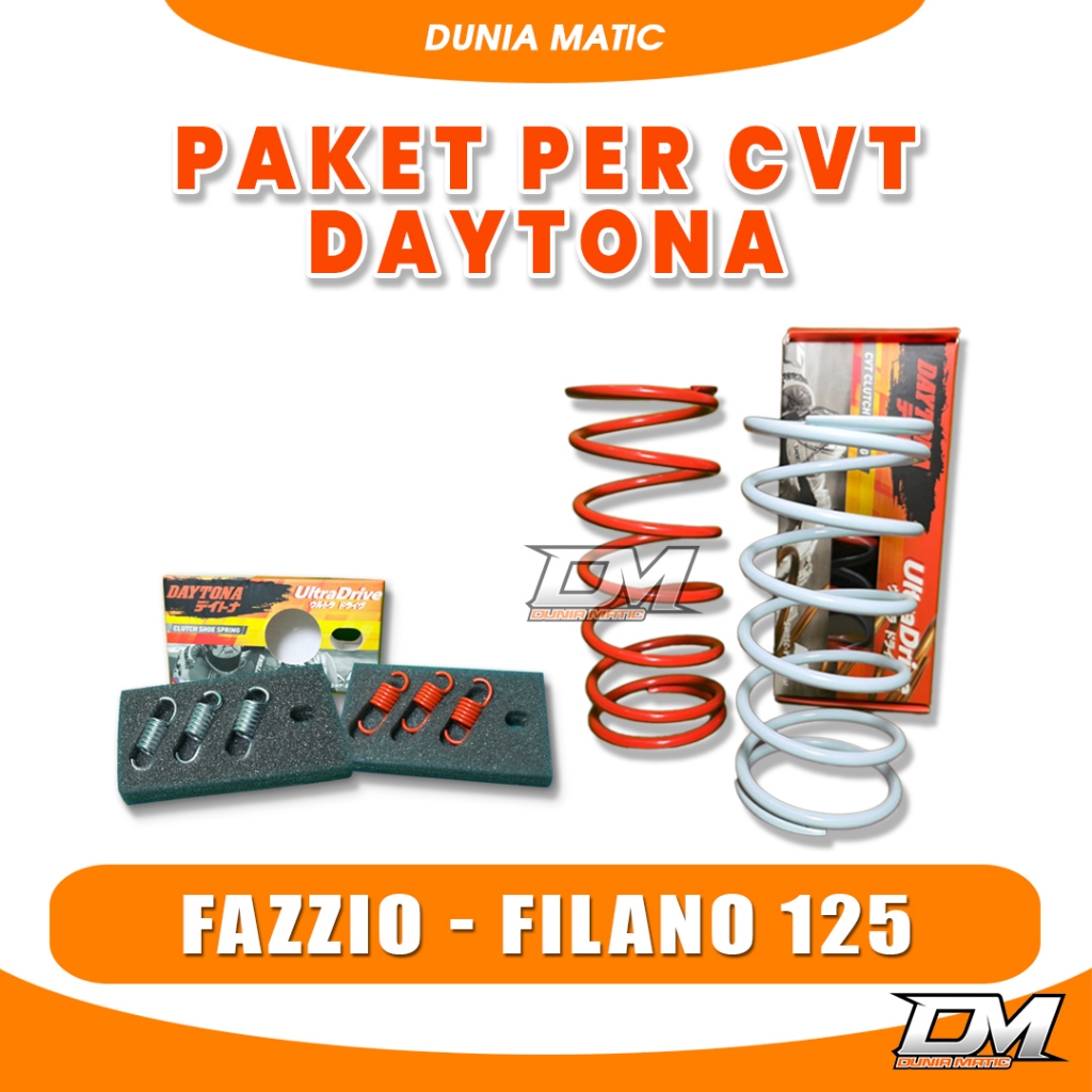 PAKET PER UPGRADE CVT FAZZIO 125 GRAND FILANO 125 DUNIA MATIC