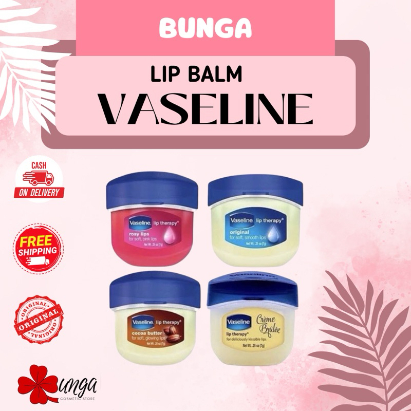 50 ML VASELINE ARAB ORIGINAL PELEMBAB BIBIR LIP SERUM 100% VASELINE REPAIRING JELLY VASELIN