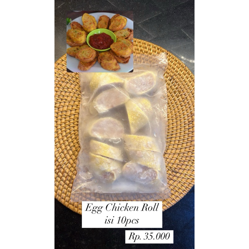 

Egg Chicken Roll Home Made