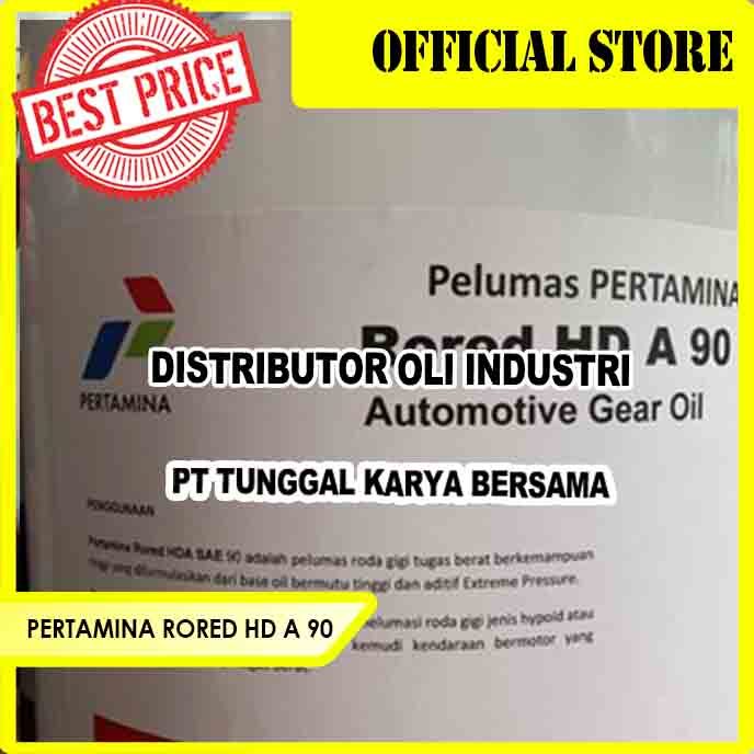 PERTAMINA RORED HD-A 90 - KEMASAN DRUM 20LITER
