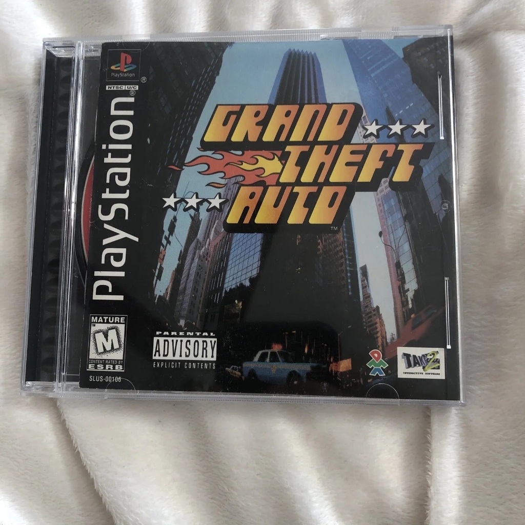 CD Kaset PS1 Original - GTA Grand Theft Auto