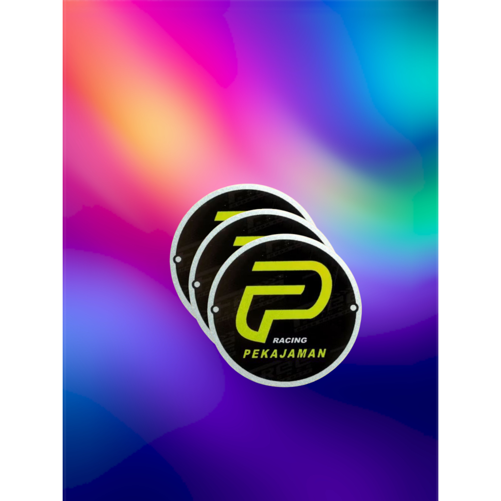 Emblem knalpot pekajaman All slinceer free paku rivet Motorcycle