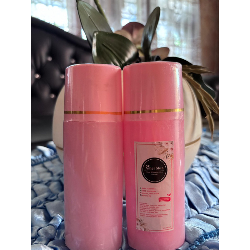 HB PINK GEL BODY LOTION ORIGINAL BODY MALAM BY AMEL SKIN