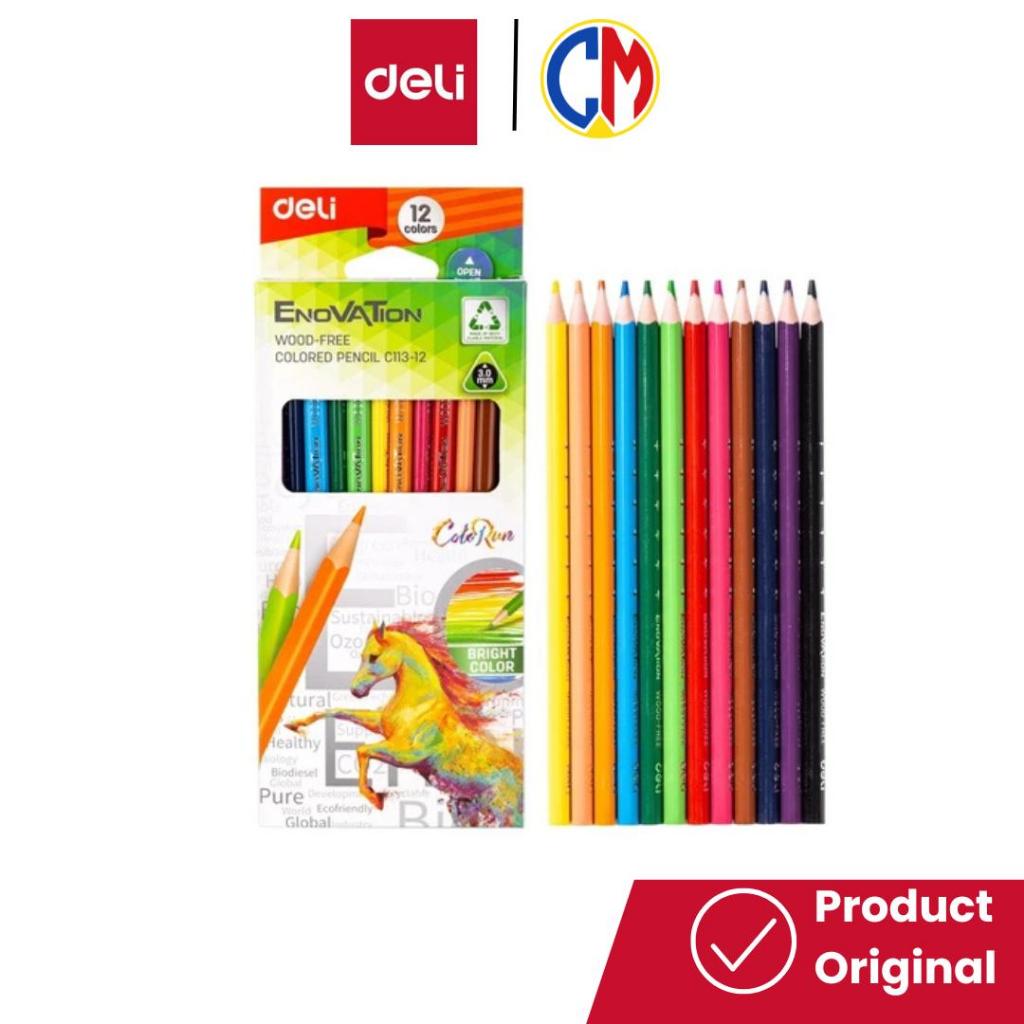 

Deli Pensil Warna EC113 / Pensil Warna 12 Warna Series EC113