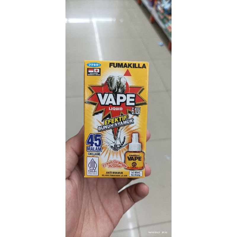 Fumakila vape nyamuk liquid