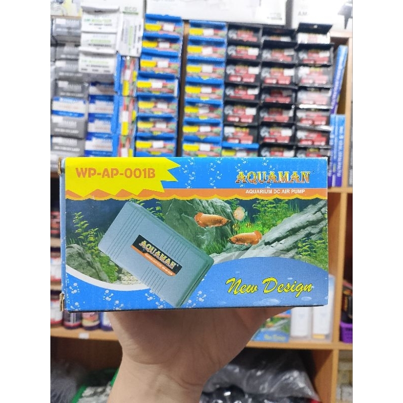 MESIN AERATOR BATERAI // MESIN GELEMBUNG UDATRA BATERAI // AQUAMAN WP AP 001 B // AQUARIUM