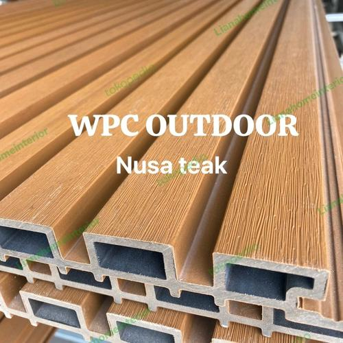 WPC OUTDOOR WPC PAGAR Decking outdoor CLADDING Outdoor WALLPANEL