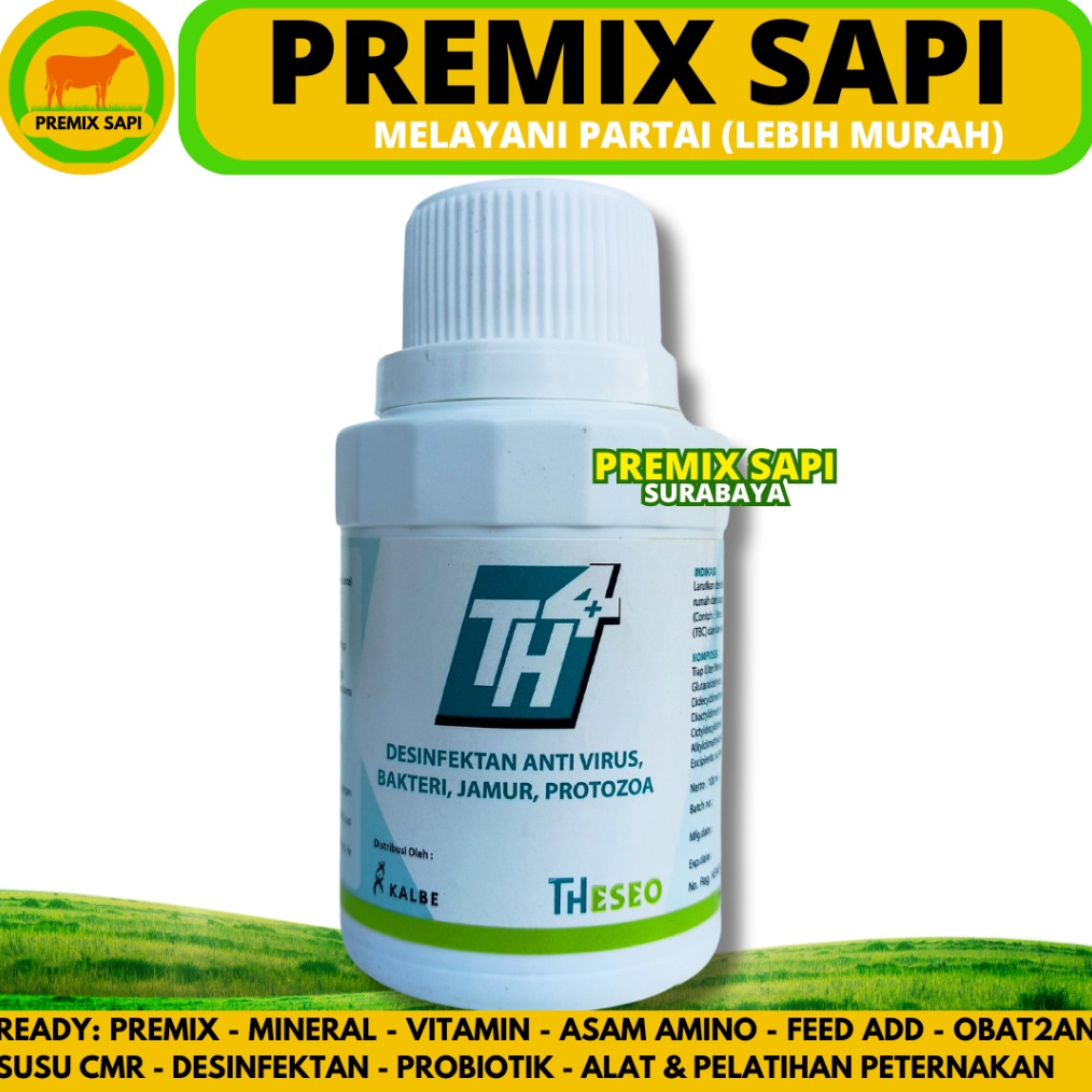 KODE G52F TH4 DESINFEKTAN 1ML REPACK ORIGINAL  Desinfektan dan insektisida ampuh  Repack TH4 25 Lite