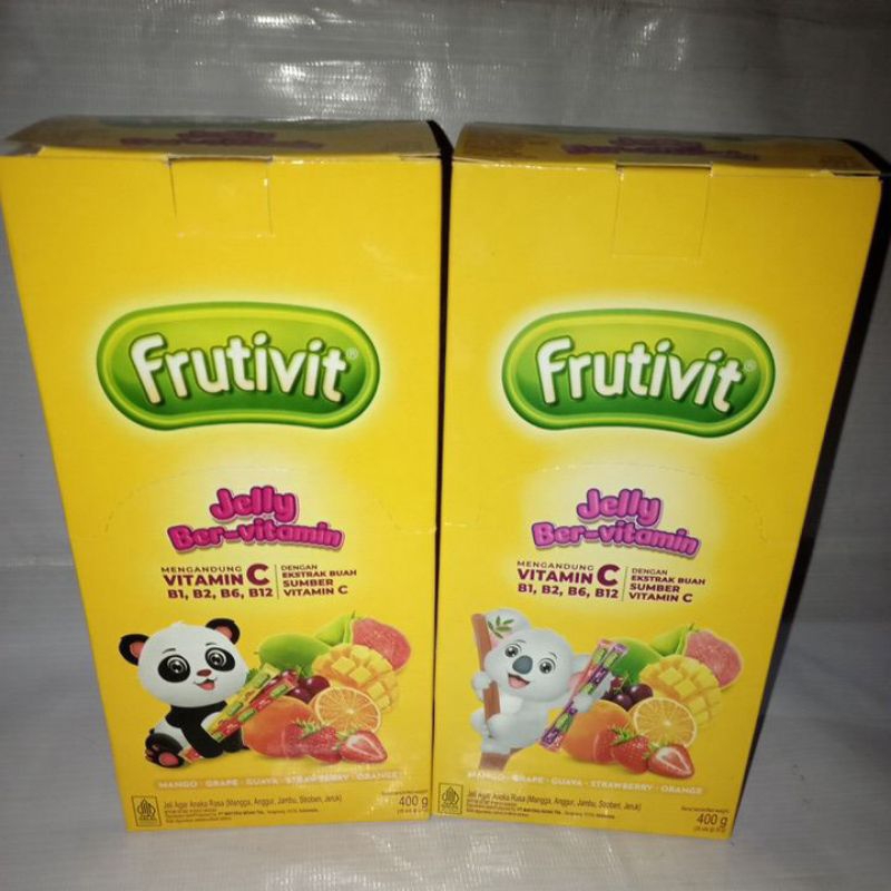 

Frutivit Jelly Bervitamin 400 gram isi 20 pcs