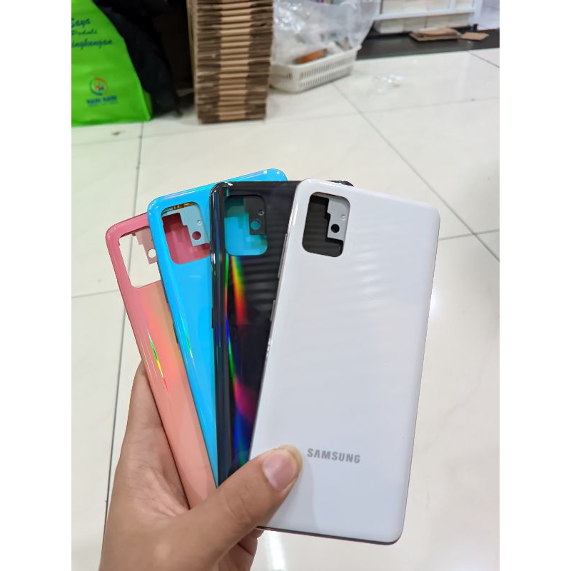 Housing fullset / kesing fullset Samsung galaxy A51 backdor +  Bezel  original