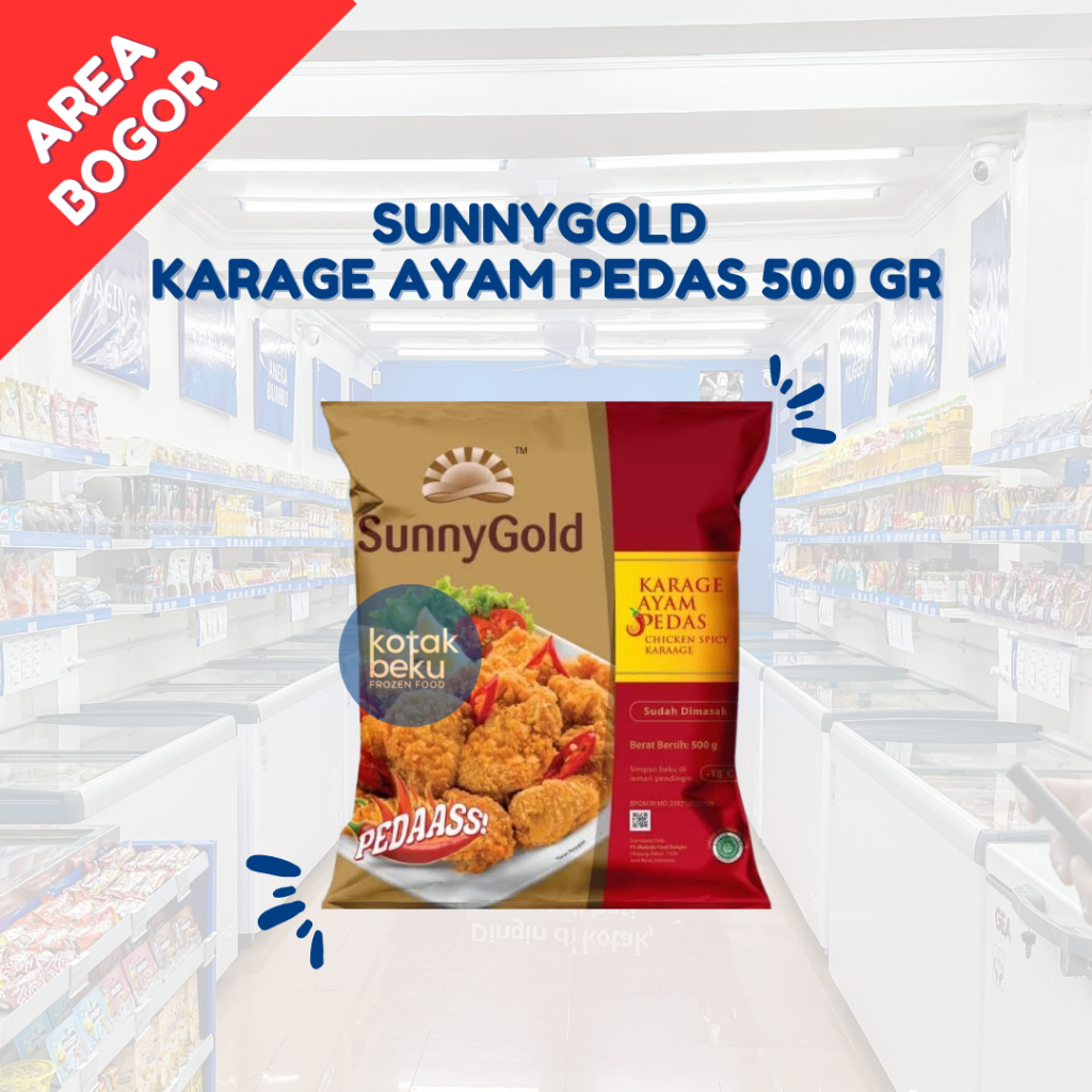 

SUNNYGOLD KARAGE AYAM PEDAS 500 GR