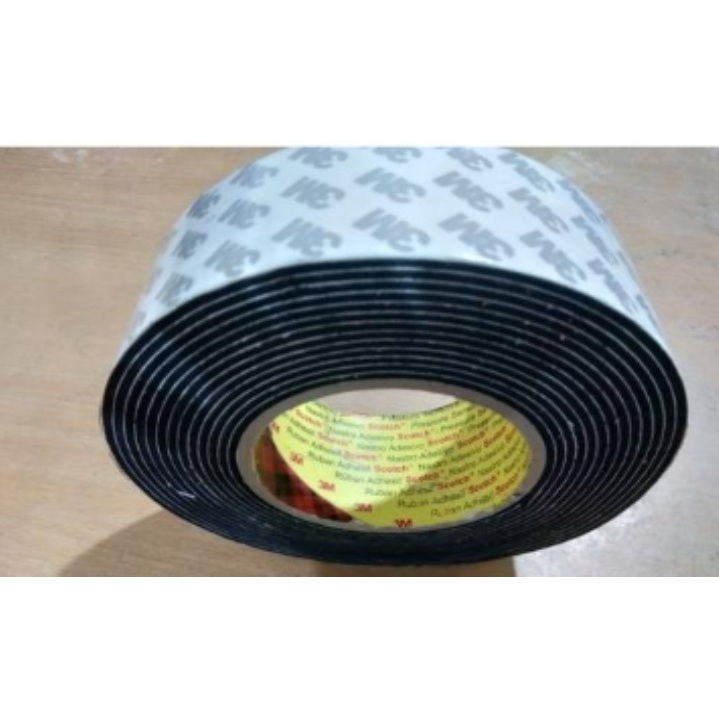 3M 9080 Double Foam Tape tebal foam 5mm WARNA HITAM/PUTIH
