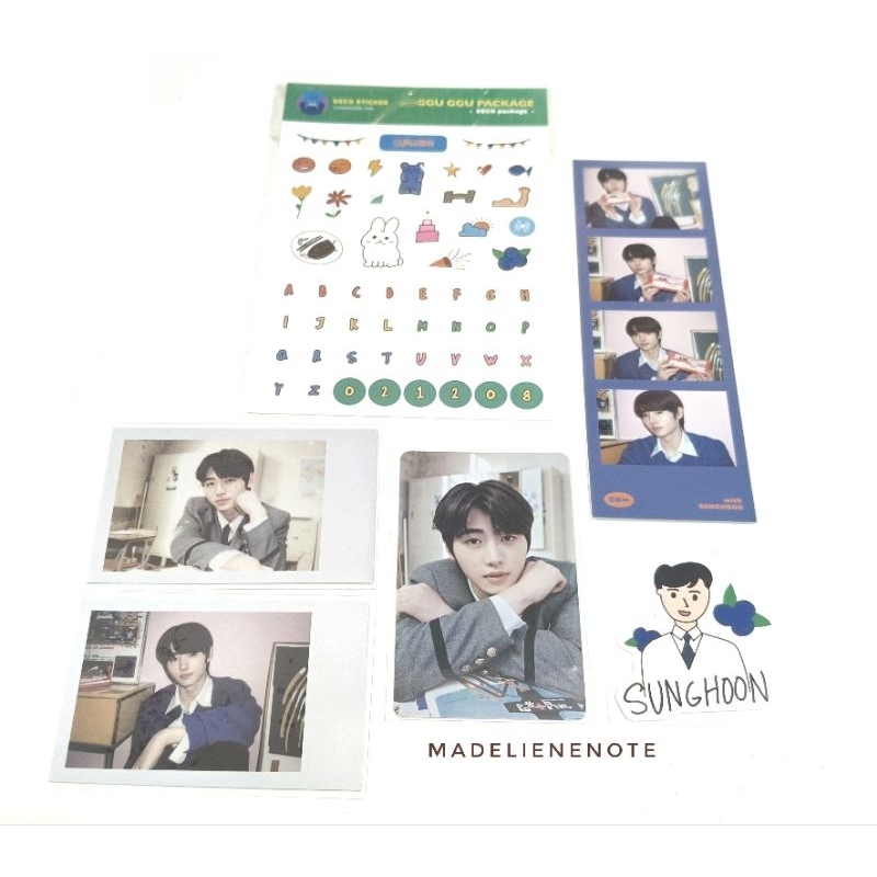 (OFFICIAL) Ggu Ggu Package Enhypen Sunghoon Member set