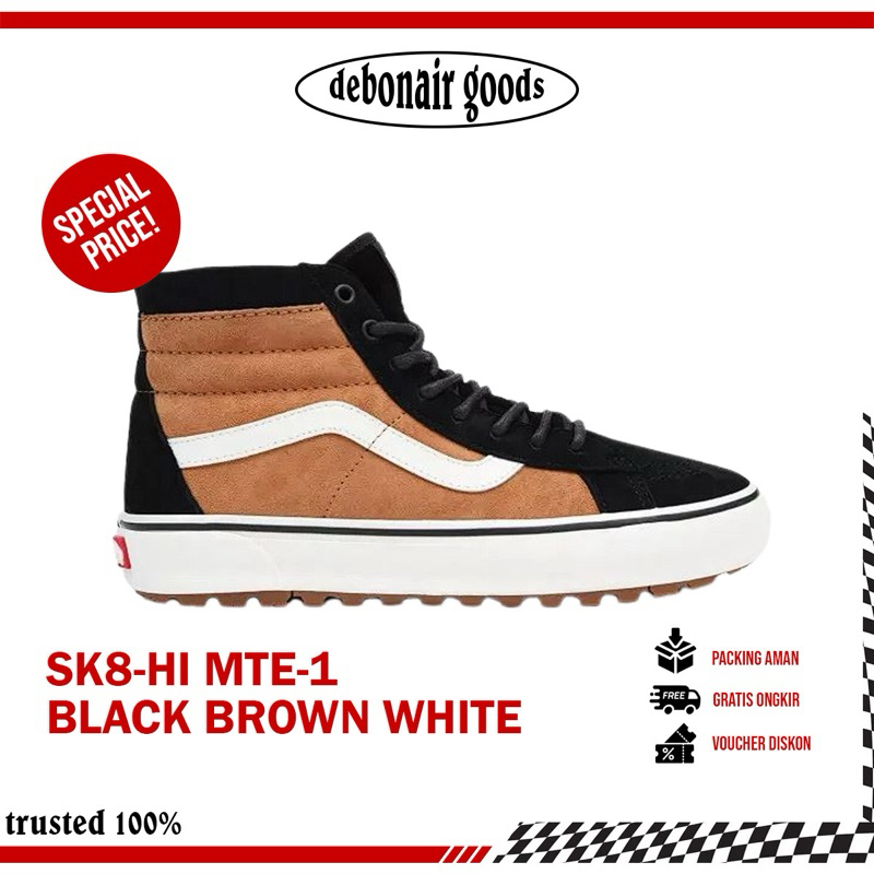 SK8-HI MTE-1 BLACK BROWN WHITE