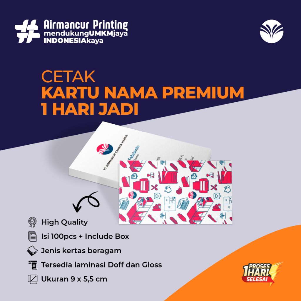 

Cetak Kartu Nama Premium 1Hari JADI..!!