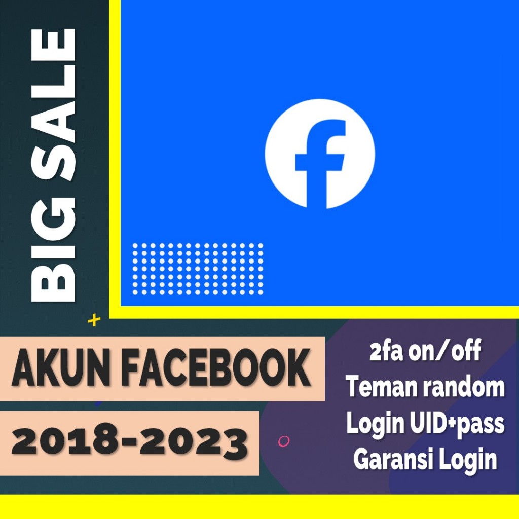 DigiQueen - Facebook Tua Tahun 2018-2023 Sudah 2fa / Kode Cadangan (random) Akun Fb Lama TERMURAH GA