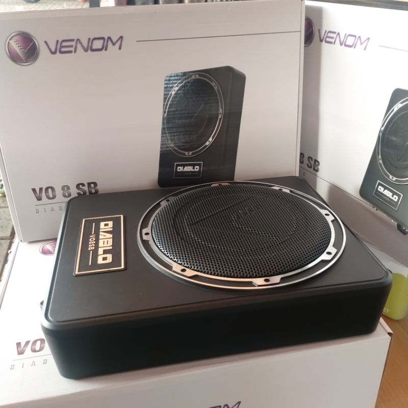 Venom Diablo Vo 8SB Subwoofer kolong Bastube Subwofer Basstube Venom VO8SB