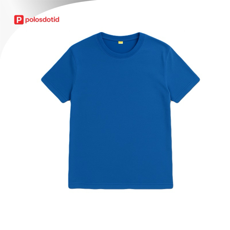Kaos Polos Biru Laut Pria Wanita | Cotton Combed 30s | S-XXL | Kaos Distro Unisex Casual