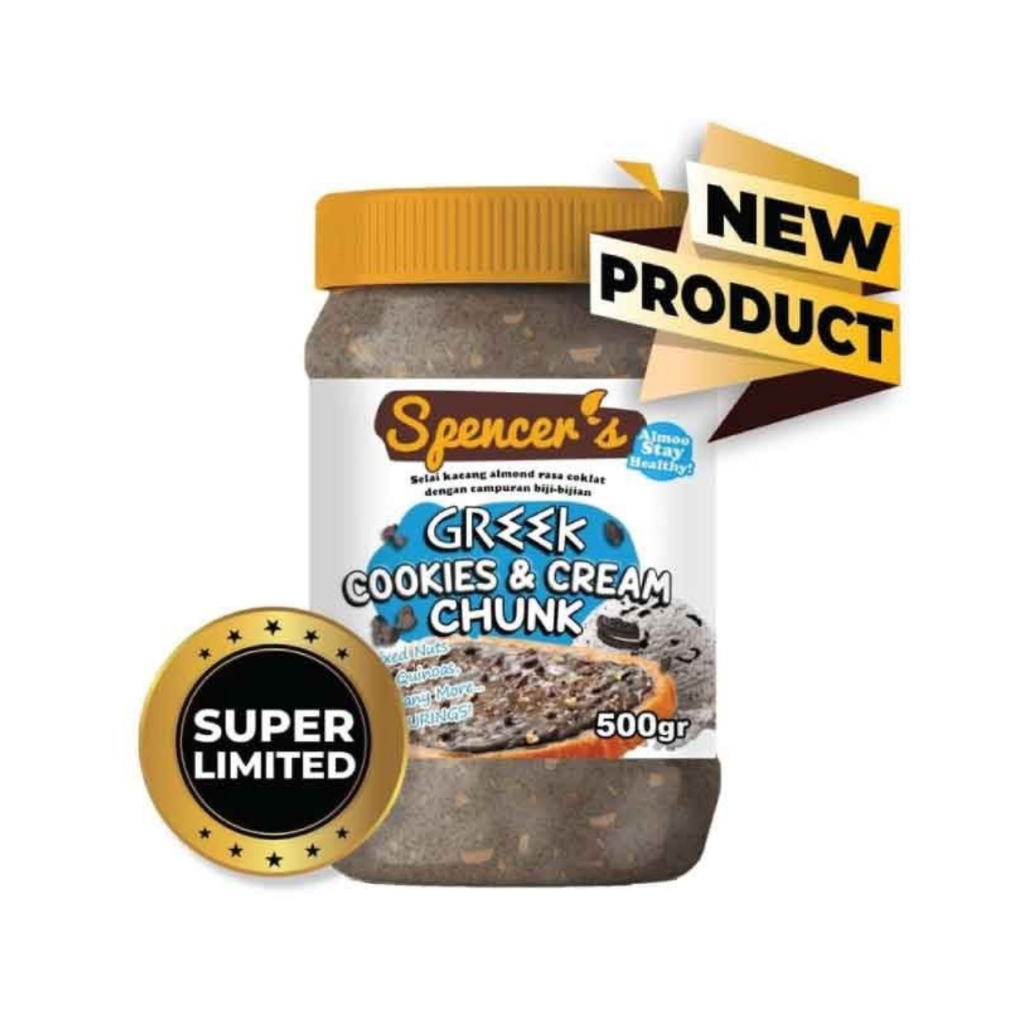 

Spencer's Greek Cookies & Cream Chunk (500g)