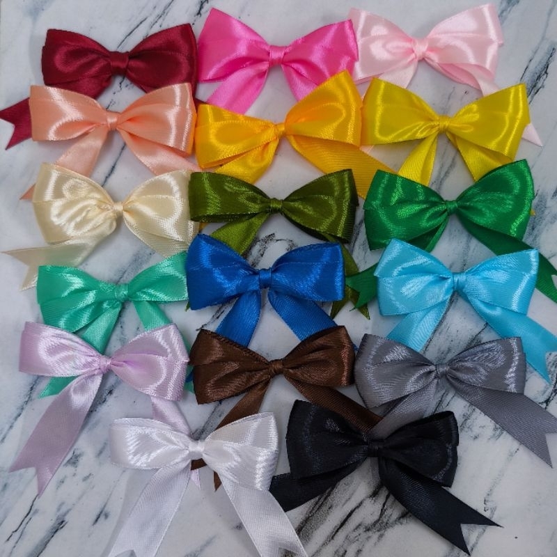 

Pita Satin 2cm Double Bow Ribbon Pita Tempel Souvenir Pita Hangtag Pita Hampers
