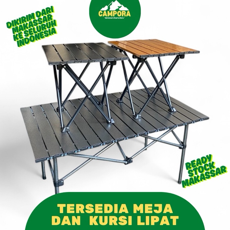 KODE N84O MakassarMeja Lipat Trailtop Camping dan santai outdoor