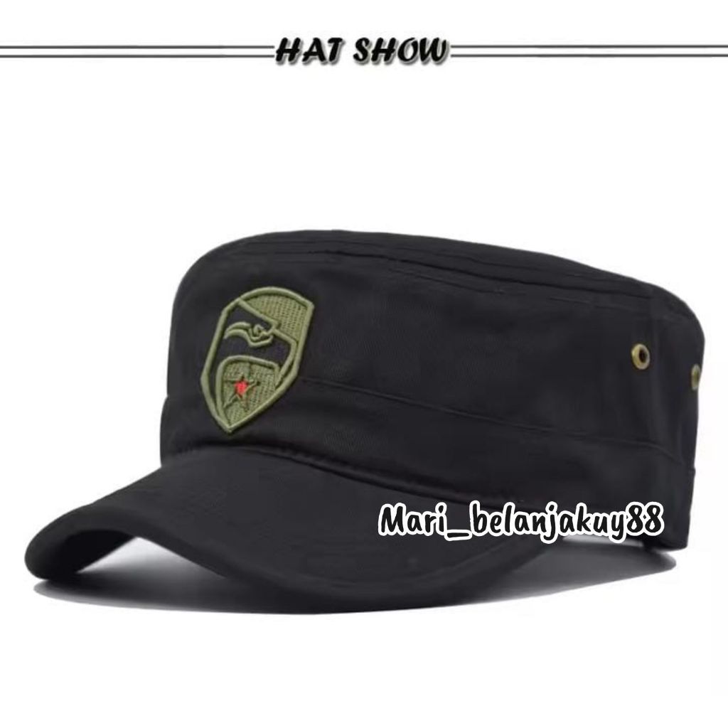 Topi komando pria sport/ topi olahraga wanita/ topi lidah pendek wanita