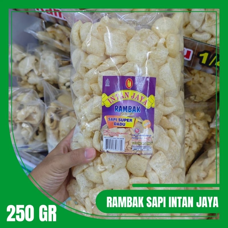 

250 Gram Kerupuk Rambak Sapi Dadu Intan Jaya Khas Tulungagung