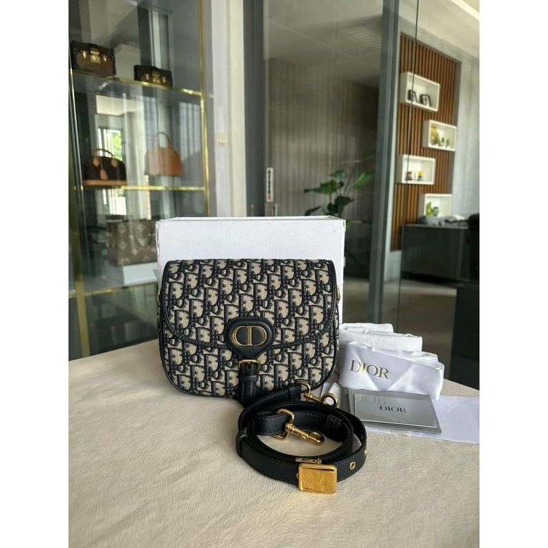 Dior Bobby Medium Oblique Navy 2022