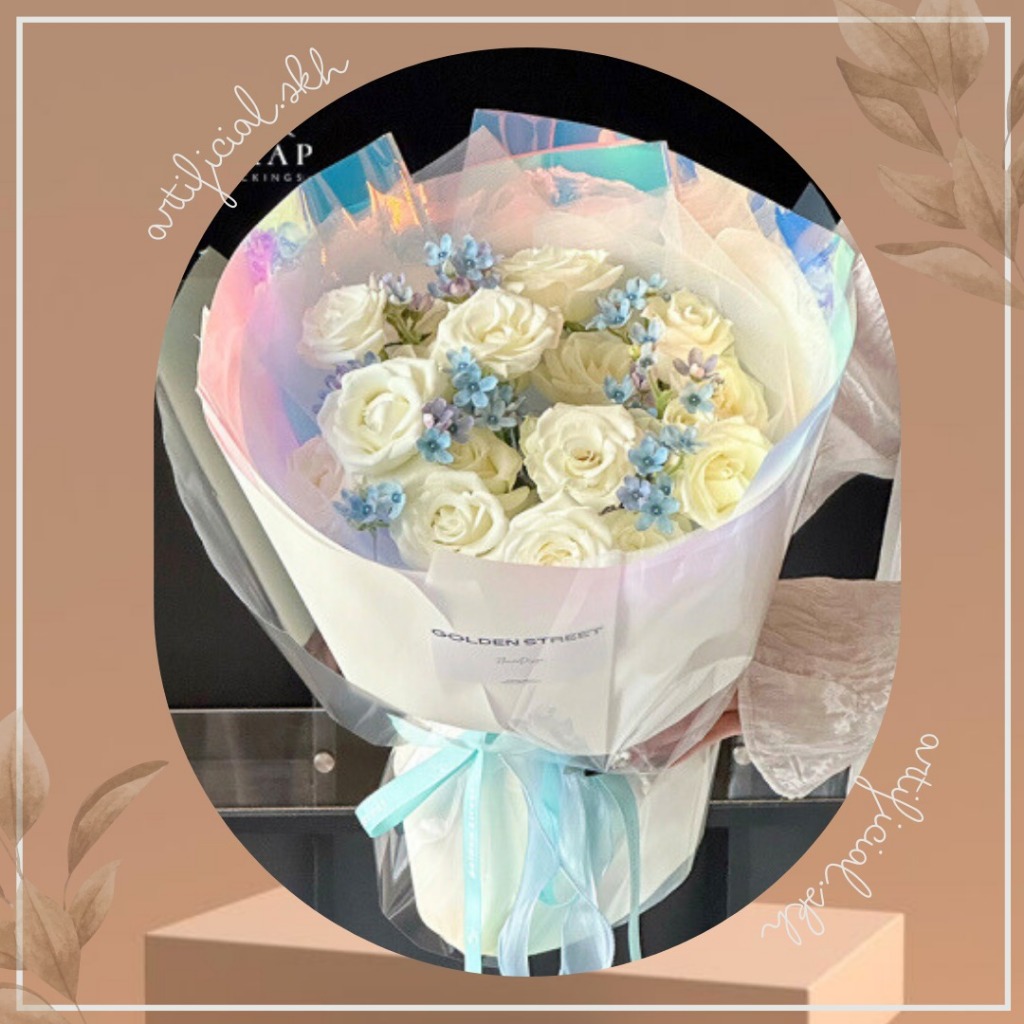 

HOLOGRAM WRAPPING PAPER (58 X 58 CM) - Kertas bunga Hologram bening (1pack = 10 Lembar) / Plastik OPP Rainbow / Unicord Paper Transparent / Hologram paper / Cellophane Paper / Kertas bunga murah / Fuwa Paper / Kertas Bening / Aksesoris Bunga / Hologram