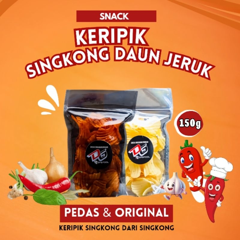 

Keripik Singkong daun jeruk 150g