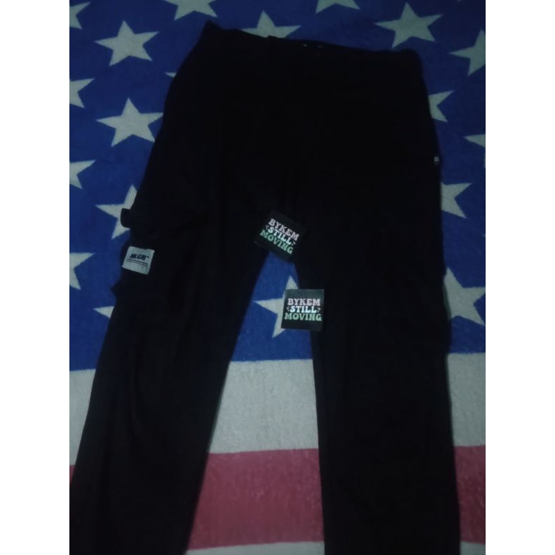 HOOLIGANS cargo long pants, black (SECOND)