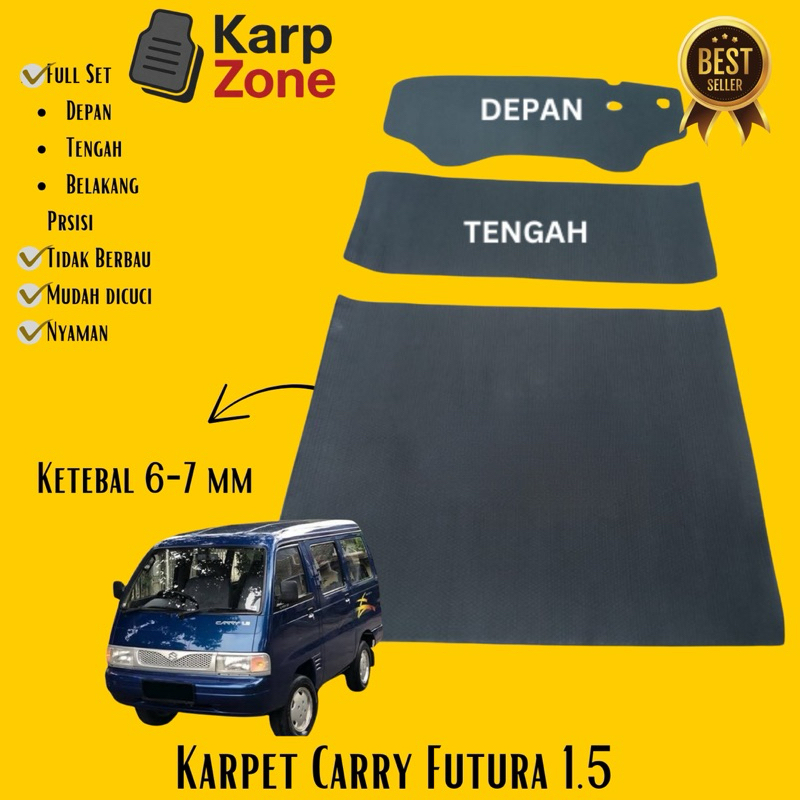 karpet carry futura 1.5 full set karpet lantai mobil suzuki carry futura