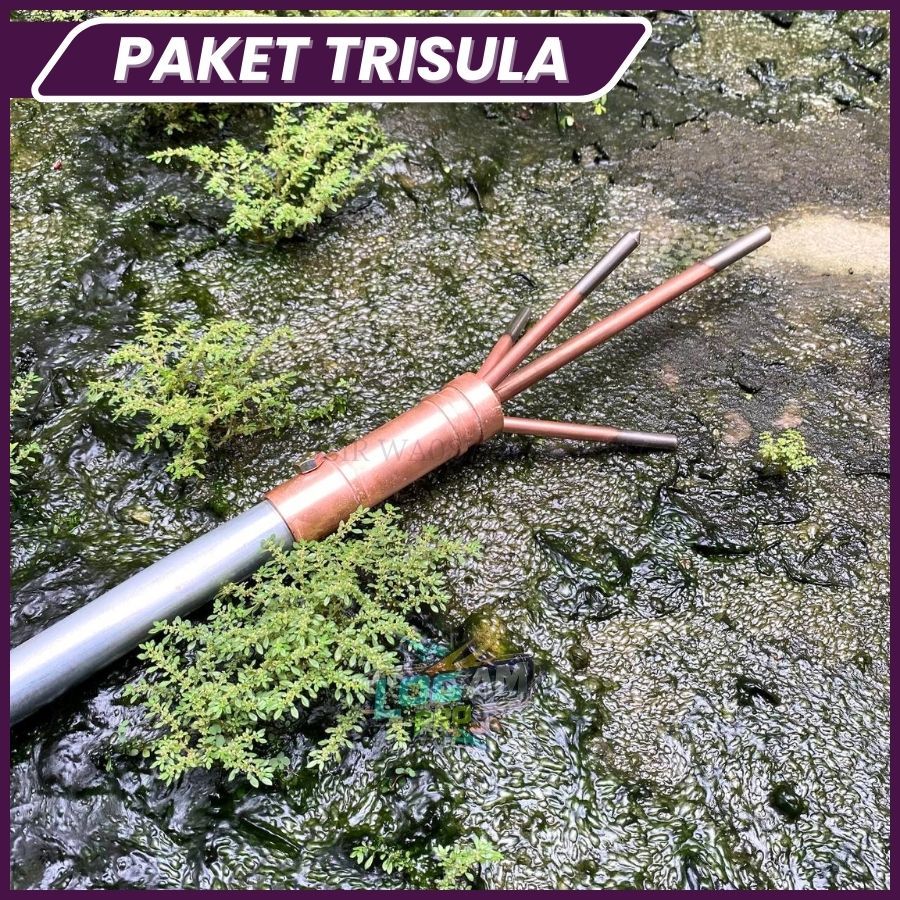 Paket Penangkal Petir Trisula Logam Anti Petir Rumah Trisula