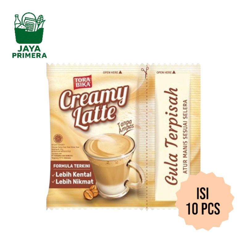 

Kopi Torabika Creamy Latte 1 renceng 10pcs 25gr