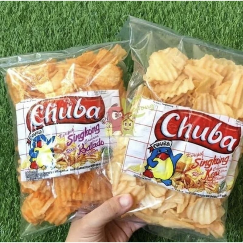 

lChuba Keripik Singkong Rasa Balado dan Keju | Snack Jadul Kiloan Produk Original