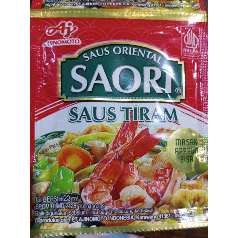 

Saori saus Tiram 1 saset