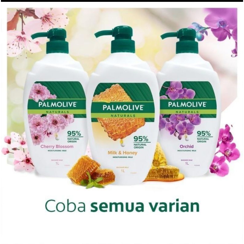PALMOLIVE NATURAL SHOWER GEL 1 LITER