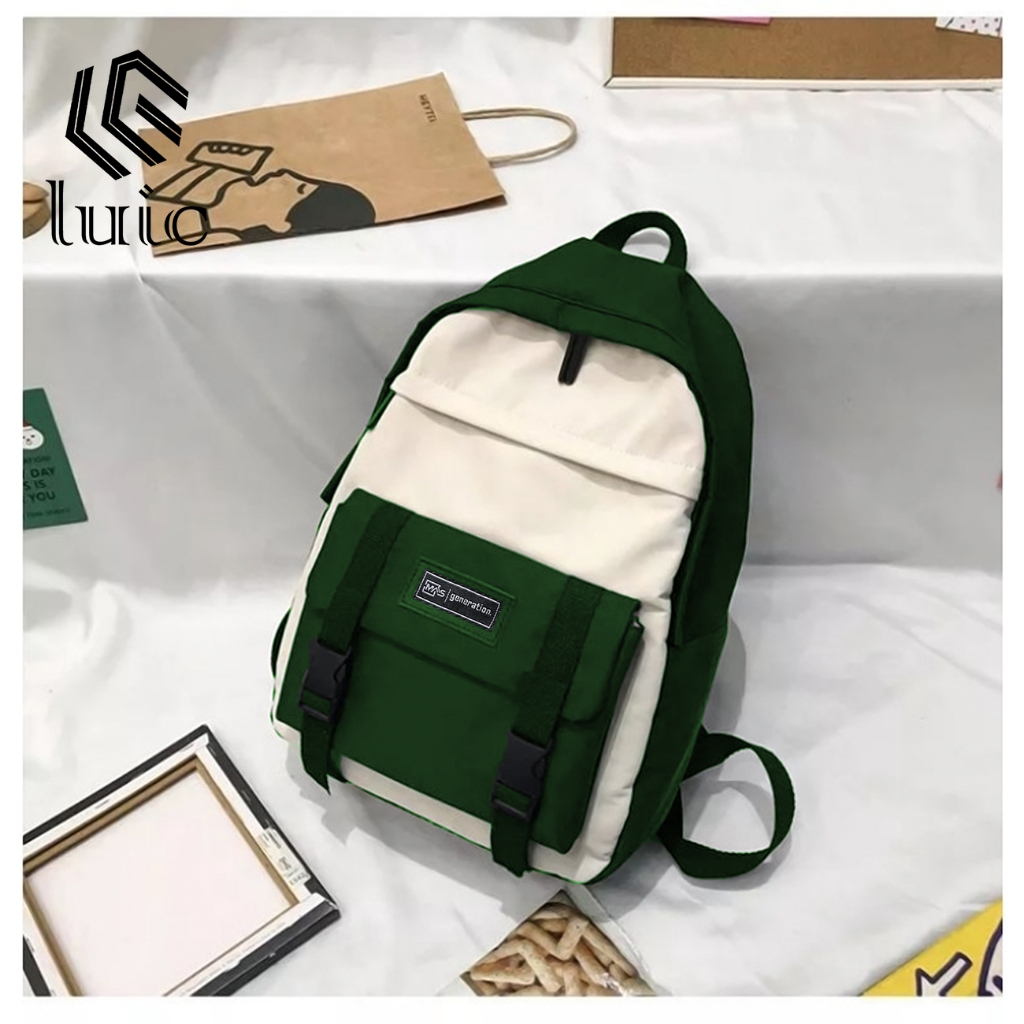 Tas Ransel Sekolah Alpha Gen Gaya Anak Zaman Sekarang Smp Sma - Model Terbaru Fashion