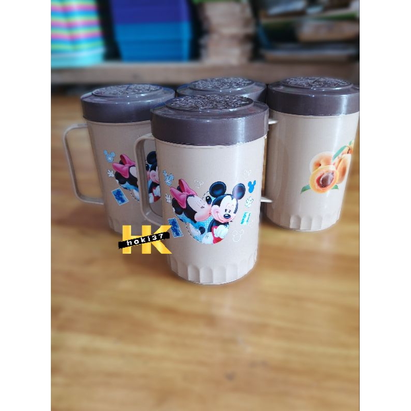 GELAS MUG DIVA TUTUP JUMBO / GELAS PLASTIK DIVA